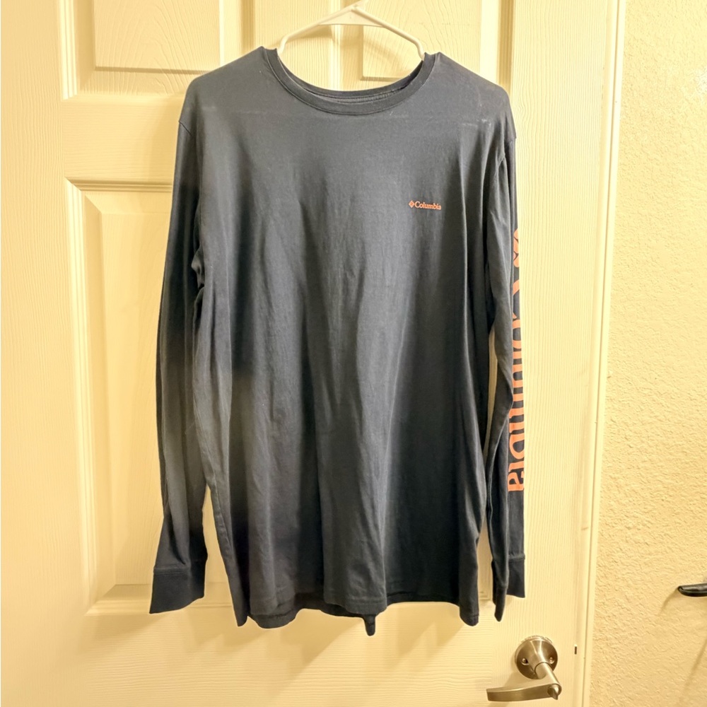 Columbia Men's Black Long Sleeve Tee